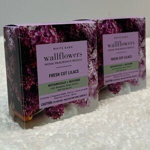 Bath & Body Works "Fresh Cut Lilacs" Wallflowers Home Fragrance Refills 2 Boxes